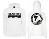 Frauen - Kapuzenpullover - Islamists not Welcome - weiß