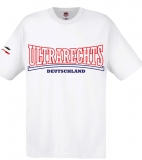 T-Hemd - Ultrarechts - Deutschland - weiß/blau/rot