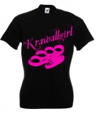 Frauen T-Shirt - Krawallgirl - pink