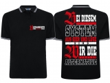 Polo-Shirt - Ultrarechts Wunschtext - Alternative