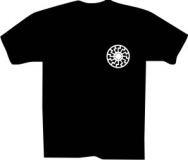 T-Hemd - Schwarze Sonne - weiß - klein