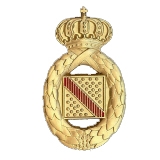 Pin - Baden Siegeskranz mit Krone