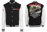 College Jacke - schwarz/weiß - Schwere Panzer Abteilung 501