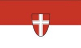 Fahne - Österreich - Wien mit Wappen (190)