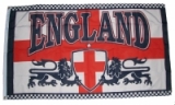 Fahne - England - mit Löwen (179)