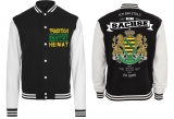 Frauen College Jacke - schwarz/weiß - Ich bin stolz Sachse zu sein