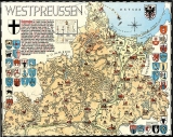 Bildwandkarte - Westpreußen