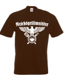 T-Hemd - Reichsgrillmeister - braun