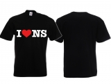 Frauen T-Shirt - I love NS - Motiv 2