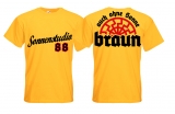 Frauen T-Shirt - Sonnenstudio 88 - gelb