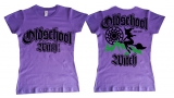 Frauen T-Shirt - Oldschool Witch - lila