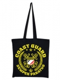 Stoffbeutel - Coast Guard - s/w/r - gelb