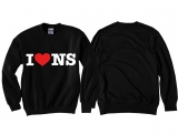 Pullover - I love NS - schwarz