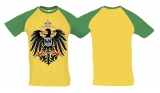 Raglan T-Shirt - Alter Reichsadler - Gold/KellyGreen