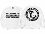 Pullover - Islamists not welcome - weiß