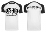 Raglan T-Shirt - Gassenhauer - schwarz/weiß