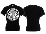 Frauen T-Shirt - Anker der Freiheit - schwarz/weiß