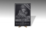Schieferplatte - Helden für Deutschland - Hans U. Rudel