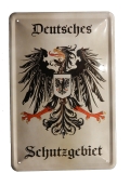 Blechschild - Deutsches Schutzgebiet - Motiv 3 - D10 (28)
