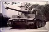 Blechschild - Tiger Panzer - Motiv 2 - D04 (82)