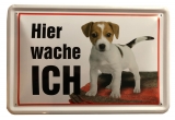 Blechschild - Hier wache ich - Hund - Motiv 3 - BS135 (165)