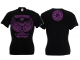 Frauen T-Shirt - Walküre - schwarz/lila