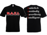 Frauen T-Shirt - N.A.Z.I. - Motiv 1 - schwarz
