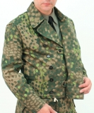 Panzerbluse - Erbsentarn - Elite - WH - Repro