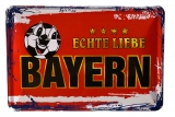 Blechschild - Bayern - Echte Liebe - BS188 (238)