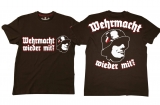 Premium Shirt - Wehrmacht, wieder mit? - braun