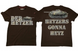 Premium Shirt - Der Hetzer - braun