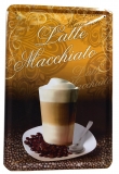 Blechschild - Latte Macchiato - BS186 (234)