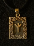 Runen Amulett - Elhaz - Bronze +++EINZELSTÜCK+++